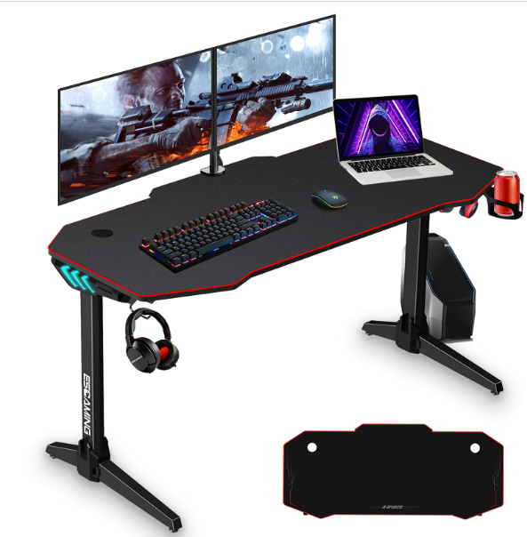 Gaming Table that gets you the royal treatment, the gaming experience, the comfort to cover your gaming sessions into a youtube LIVE streaming - all for you from Amazon.ae - click on the picture to get the gaming table from Amazon.ae